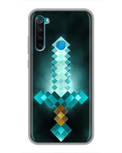 Чехол для Xiaomi Redmi Note 8T с картинкой «Алмазный меч неон»