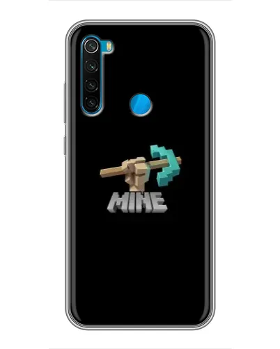 Чехол для Xiaomi Redmi Note 8T с картинкой «Алмазная кирка»