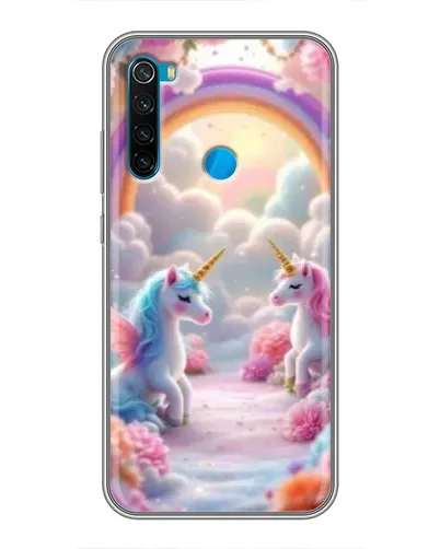 Чехол для Xiaomi Redmi Note 8T с картинкой «Радуга и единороги» Чехол для Xiaomi Redmi Note 8T с картинкой «Радуга и единороги»