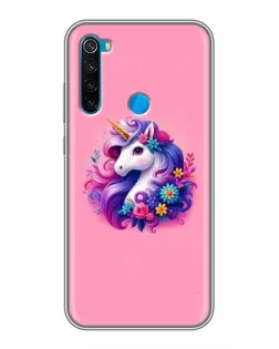 Чехол для Xiaomi Redmi Note 8T с картинкой «Сказочный единорог»