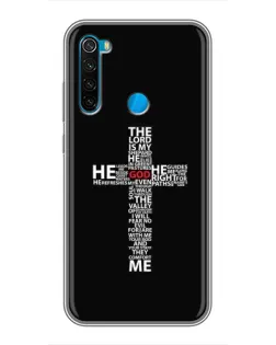 Чохол для Xiaomi Redmi Note 8T з картинкою «Текстовий хрест» Чохол для Xiaomi Redmi Note 8T з картинкою «Текстовий хрест»