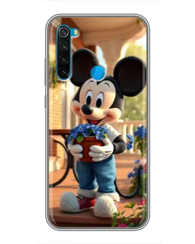 Чехол для Xiaomi Redmi Note 8T с картинкой «Микки садовод» Чехол для Xiaomi Redmi Note 8T с картинкой «Микки садовод»