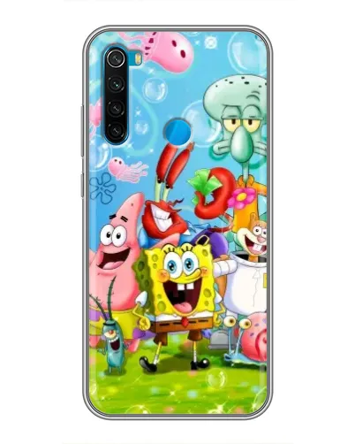 Чохол для Xiaomi Redmi Note 8T з картинкою «Губка Боб та друзі» Чохол для Xiaomi Redmi Note 8T з картинкою «Губка Боб та друзі»