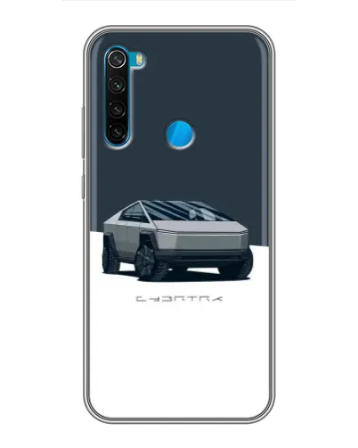 Чехол для Xiaomi Redmi Note 8T с картинкой «Серебристый Cybertruck Tesla» Чехол для Xiaomi Redmi Note 8T с картинкой «Серебристый Cybertruck Tesla»