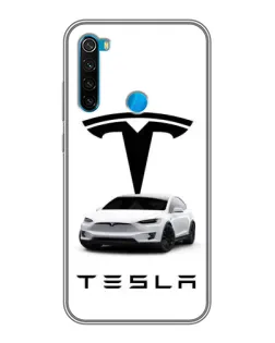 Чехол для Xiaomi Redmi Note 8T с картинкой «Tesla White Style» Чехол для Xiaomi Redmi Note 8T с картинкой «Tesla White Style»