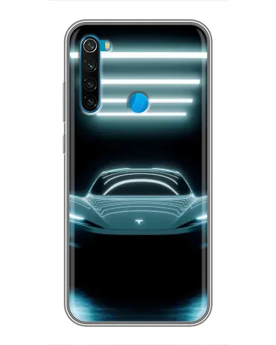 Чехол для Xiaomi Redmi Note 8T с картинкой «Tesla в неоне» Чехол для Xiaomi Redmi Note 8T с картинкой «Tesla в неоне»