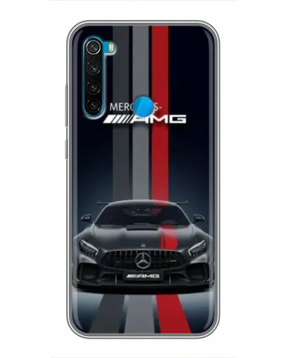 Чохол для Xiaomi Redmi Note 8T з картинкою «Mercedes — білий карбон» Чохол для Xiaomi Redmi Note 8T з картинкою «Mercedes — білий карбон»