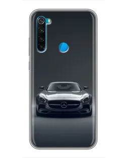 Чохол для Xiaomi Redmi Note 8T з картинкою «Mercedes на чорному»