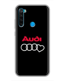 Чохол для Xiaomi Redmi Note 8T з картинкою «Логотип Audi Heart»