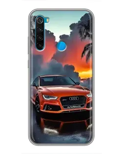 Чохол для Xiaomi Redmi Note 8T з картинкою «Audi — захід сонця»