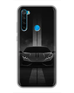 Чохол для Xiaomi Redmi Note 8T з картинкою «Lamborghini симетрія доріг»