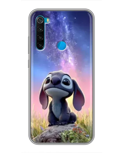 Чехол для Xiaomi Redmi Note 8T с картинкой «Стич на рассвете»