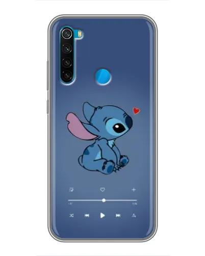 Чехол для Xiaomi Redmi Note 8T с картинкой «Музыкальный Stitch»