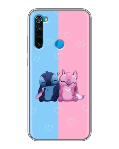 Чехол для Xiaomi Redmi Note 8T с картинкой «Stitch и Angel Love»