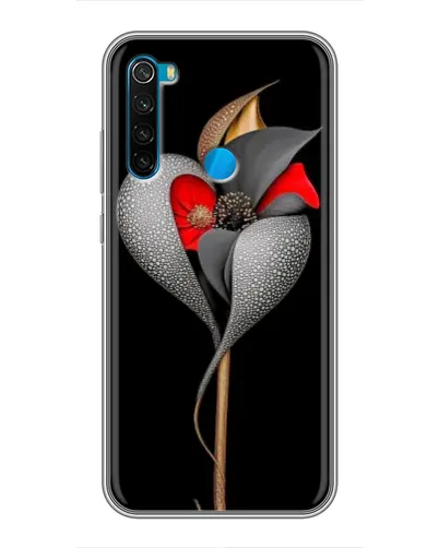 Чехол для Xiaomi Redmi Note 8T с картинкой «Серебряный фантазийный цветок» Чехол для Xiaomi Redmi Note 8T с картинкой «Серебряный фантазийный цветок»