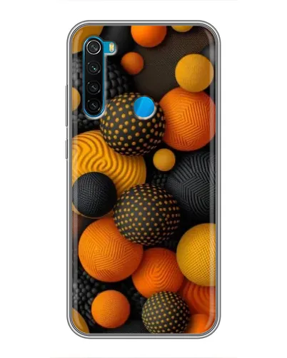 Чохол для Xiaomi Redmi Note 8T з картинкою «Об'ємні помаранчеві сфери» Чохол для Xiaomi Redmi Note 8T з картинкою «Об'ємні помаранчеві сфери»