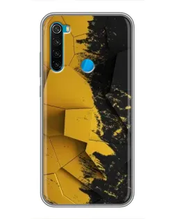 Чохол для Xiaomi Redmi Note 8T з картинкою «Золоті уламки геометрії»