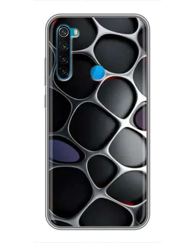 Чохол для Xiaomi Redmi Note 8T з картинкою «Об'ємна темна решітка» Чохол для Xiaomi Redmi Note 8T з картинкою «Об'ємна темна решітка»