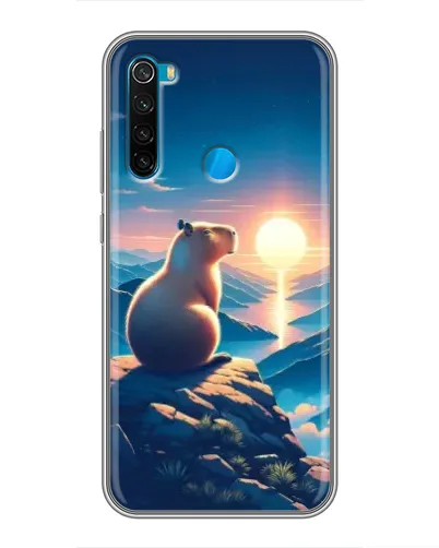 Чохол для Xiaomi Redmi Note 8T з картинкою «Захід сонця з капібарою» Чохол для Xiaomi Redmi Note 8T з картинкою «Захід сонця з капібарою»