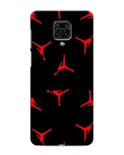 Чехол для Xiaomi Redmi Note 9 Pro Max с картинкой «Jordan Red Pattern» Чехол для Xiaomi Redmi Note 9 Pro Max с картинкой «Jordan Red Pattern»