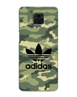 Чехол для Xiaomi Redmi Note 9 Pro Max с картинкой «Милитари стиль Adidas»