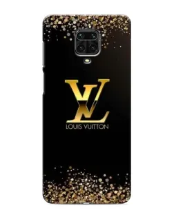 Чехол для Xiaomi Redmi Note 9 Pro Max с картинкой «LV — золотые искры»