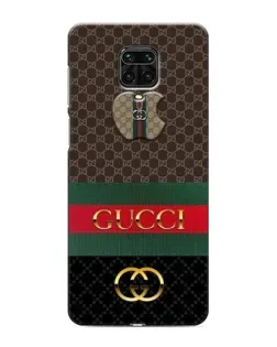 Чехол для Xiaomi Redmi Note 9 Pro Max с картинкой «Gucci — брендированный десерт»