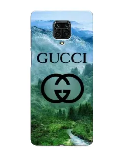 Чехол для Xiaomi Redmi Note 9 Pro Max с картинкой «Gucci — горный пейзаж»