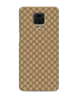 Чохол для Xiaomi Redmi Note 9 Pro Max з картинкою «Gucci — класичний беж»