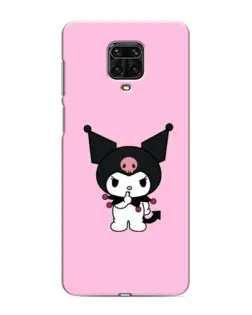 Чохол для Xiaomi Redmi Note 9 Pro Max з картинкою «Kuromi — рожева ніжність»