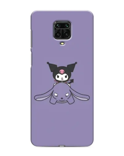 Чохол для Xiaomi Redmi Note 9 Pro Max з картинкою «Kuromi на ліловому фоні» Чохол для Xiaomi Redmi Note 9 Pro Max з картинкою «Kuromi на ліловому фоні»
