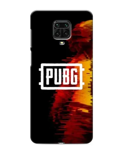 Чохол для Xiaomi Redmi Note 9 Pro Max з картинкою «Яскравий логотип PUBG»