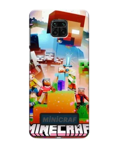 Чохол для Xiaomi Redmi Note 9 Pro Max з картинкою «Minecraft герої гри» Чохол для Xiaomi Redmi Note 9 Pro Max з картинкою «Minecraft герої гри»