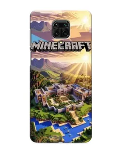 Чохол для Xiaomi Redmi Note 9 Pro Max з картинкою «Minecraft панорама»