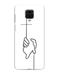 Чехол для Xiaomi Redmi Note 9 Pro Max с картинкой «Рука держит» Чехол для Xiaomi Redmi Note 9 Pro Max с картинкой «Рука держит»