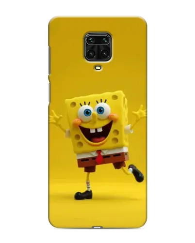 Чехол для Xiaomi Redmi Note 9 Pro Max с картинкой «Позитивный Губка Боб»