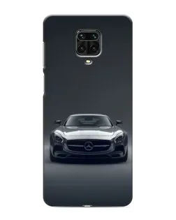 Чехол для Xiaomi Redmi Note 9 Pro Max с картинкой «Mercedes на черном»