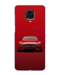Чехол для Xiaomi Redmi Note 9 Pro Max с картинкой «Красный Mercedes AMG»