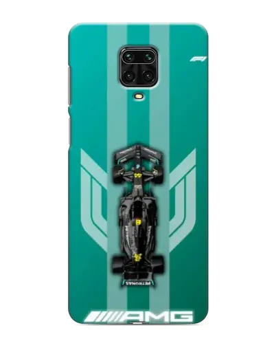 Чехол для Xiaomi Redmi Note 9 Pro Max с картинкой «Mercedes AMG Petronas»