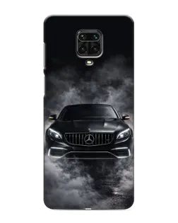 Чехол для Xiaomi Redmi Note 9 Pro Max с картинкой «Mercedes в дыму»