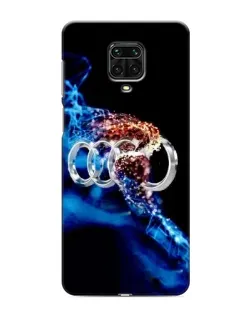 Чехол для Xiaomi Redmi Note 9 Pro Max с картинкой «Энергия лого Audi»
