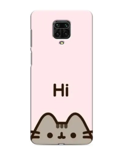 Чехол для Xiaomi Redmi Note 9 Pro Max с картинкой «Пушин говорит Hi» Чехол для Xiaomi Redmi Note 9 Pro Max с картинкой «Пушин говорит Hi»