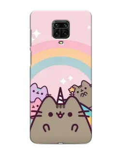 Чехол для Xiaomi Redmi Note 9 Pro Max с картинкой «Единорог Pusheen»
