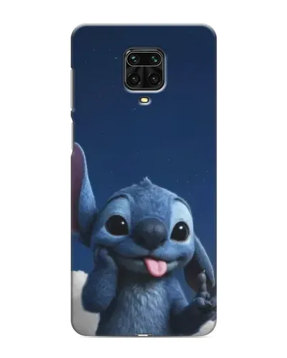Чехол для Xiaomi Redmi Note 9 Pro Max с картинкой «Стич в облаках»