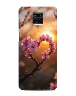 Чохол для Xiaomi Redmi Note 9 Pro Max з картинкою «Рожевий цвіт сердечко на тлі заходу» Чохол для Xiaomi Redmi Note 9 Pro Max з картинкою «Рожевий цвіт сердечко на тлі заходу»