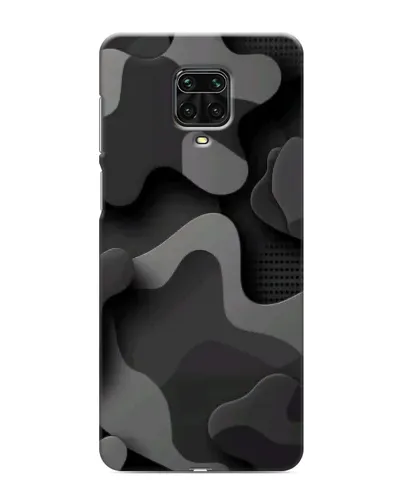 Чехол для Xiaomi Redmi Note 9 Pro Max с картинкой «Темный абстрактный камуфляж»