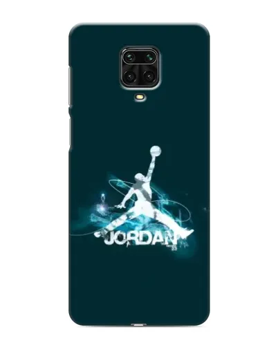 Чохол для Xiaomi Redmi Note 9 Pro з картинкою «Jordan Blue Fire»