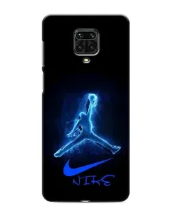Чохол для Xiaomi Redmi Note 9 Pro з картинкою «Jordan Neon Blue»