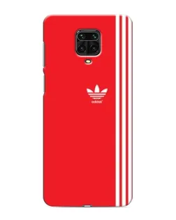 Чохол для Xiaomi Redmi Note 9 Pro з картинкою «Червоний мінімалізм Adidas»