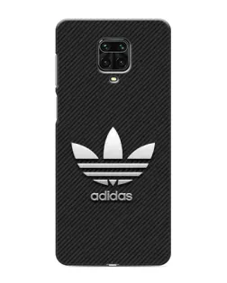 Чохол для Xiaomi Redmi Note 9 Pro з картинкою «Adidas Карбонова текстура»